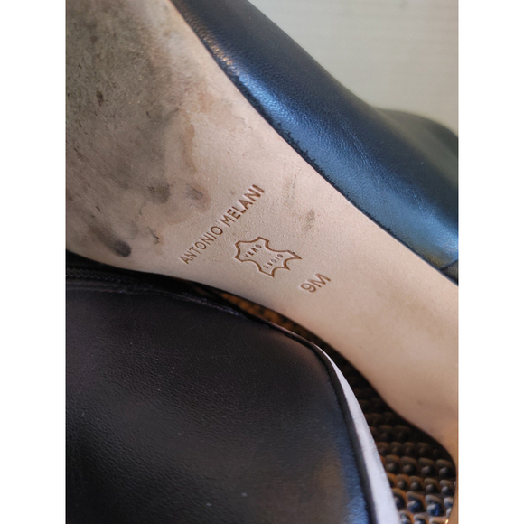 Antonio Milani Fresch Leather Ankle Booties Size 9M - Picture 8 of 8